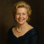 Portrait of Anne Scripps Douglas, newspaper heiress and domestic violence victim.