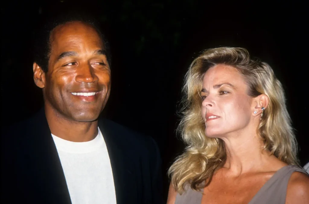 O.J. Simpson in court, white Ford Bronco car chase, tribute to Nicole Brown Simpson