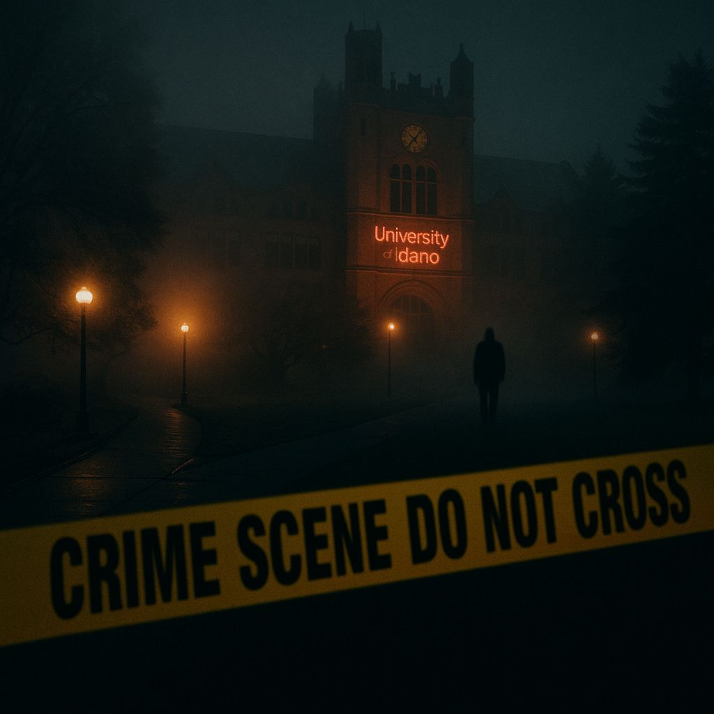 University of Idaho crime scene at 1122 King Road"Idaho Murders"